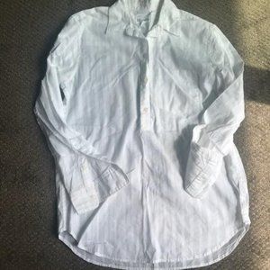 White Shadow Stripe Tunic Blouse from the Gap